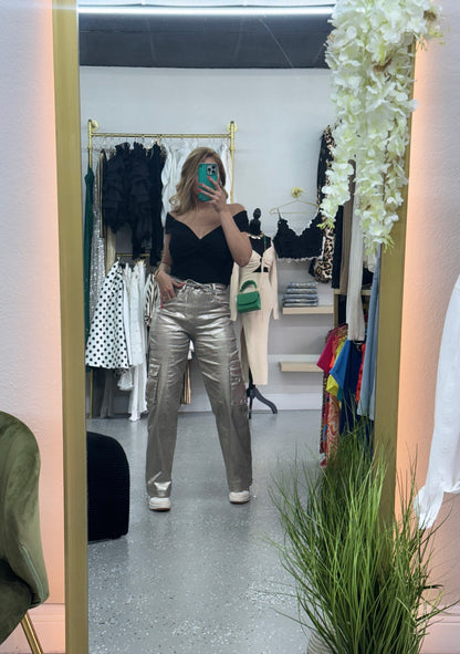 Lucia Cargo Gold Pant