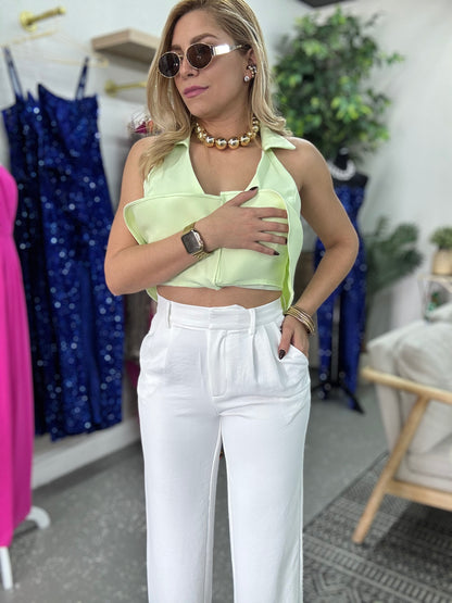 Sara Elegant Pant (white)