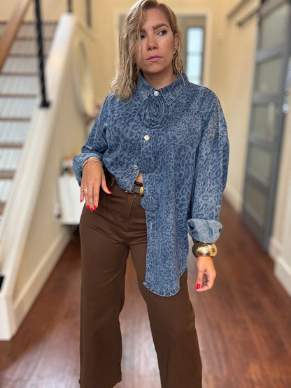 Milán Denim Top
