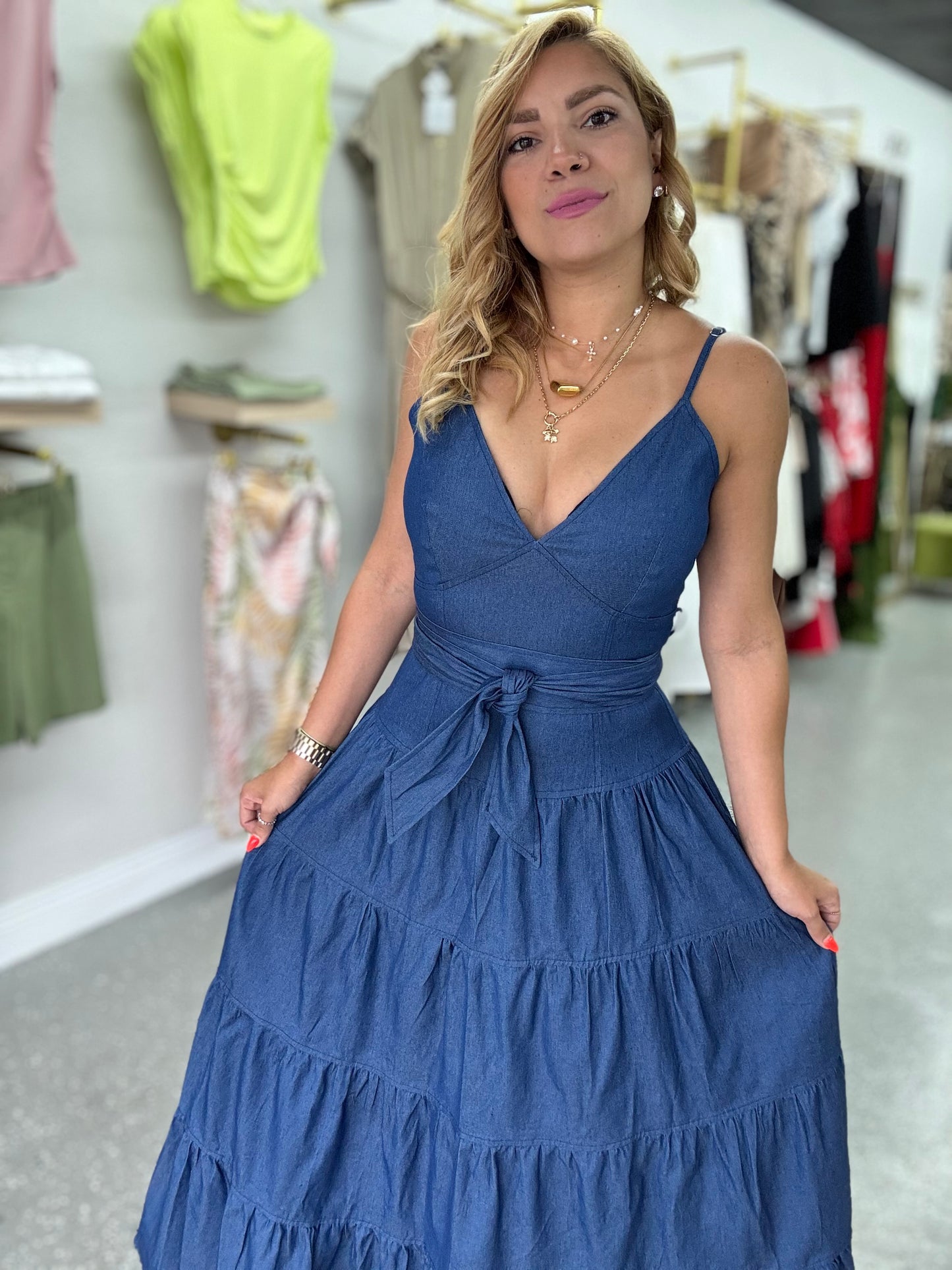 Alicia Denim Maxy