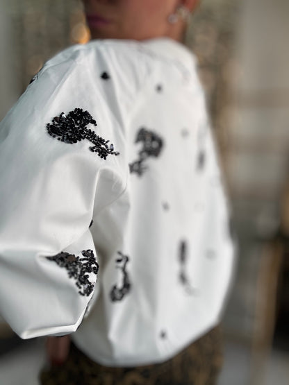 Amara Bomber Jacket – White