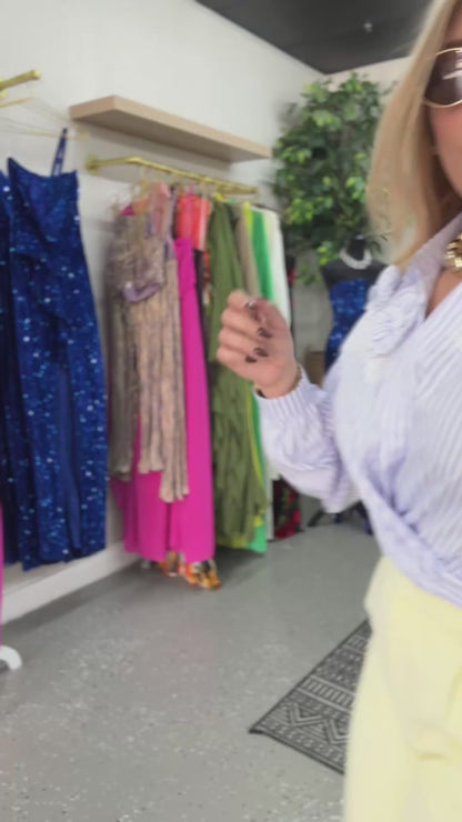 Sara Elegant Pant (soft yellow)